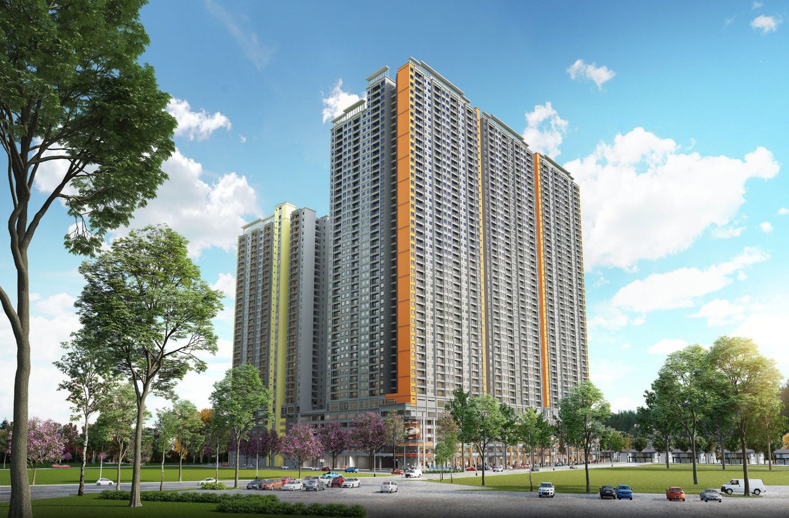 Maldives Residences towers on Jalan Tun Dr Awang, Bayan Lepas, artist's impression